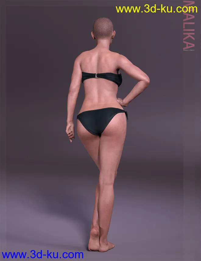 Malika HD & Smile HD Expression for Genesis 8 Female模型的图片12