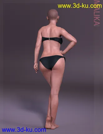 3D打印模型Malika HD & Smile HD Expression for Genesis 8 Female的图片