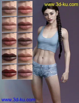 3D打印模型Mari HD for Genesis 8 Female的图片