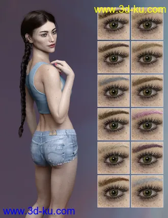 3D打印模型Mari HD for Genesis 8 Female的图片