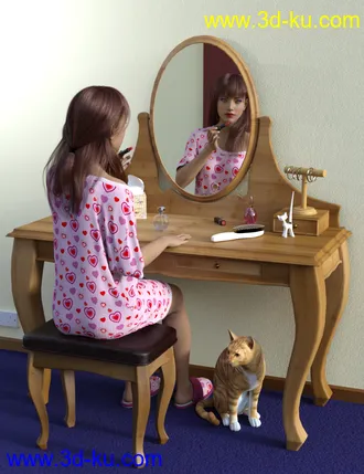 3D打印模型Maria's Dressing Room的图片