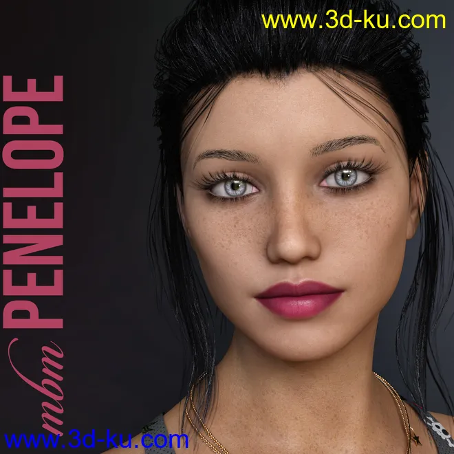 MbM Penelope for Genesis 3 and 8 Female模型的图片1