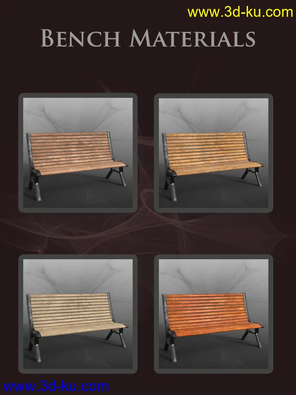 MD Bench Prop and Poses for Genesis 8模型的图片8