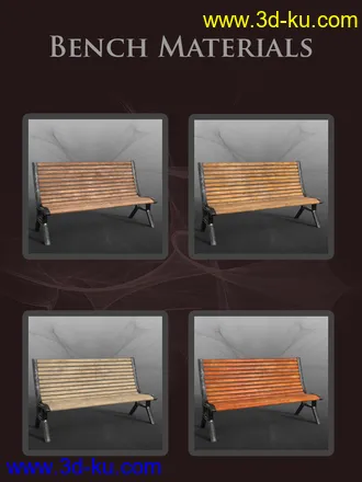3D打印模型MD Bench Prop and Poses for Genesis 8的图片