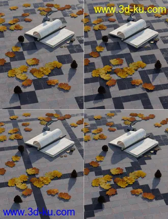 3D打印模型Medieval Church Floor Tile Iray Shaders Vol 1的图片