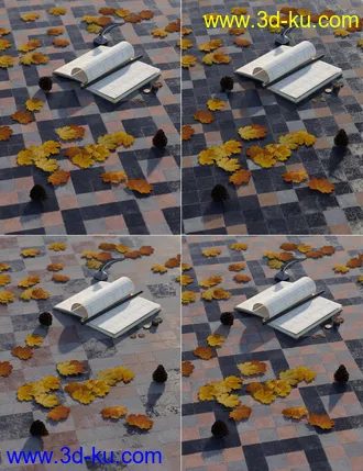 3D打印模型Medieval Church Floor Tile Iray Shaders Vol 1的图片