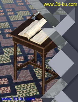 3D打印模型Medieval Church Floor Tile Iray Shaders Vol 2的图片