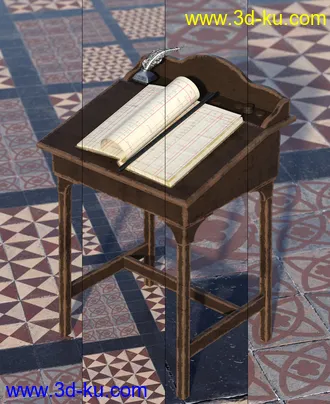 3D打印模型Medieval Church Floor Tile Iray Shaders Vol 2的图片