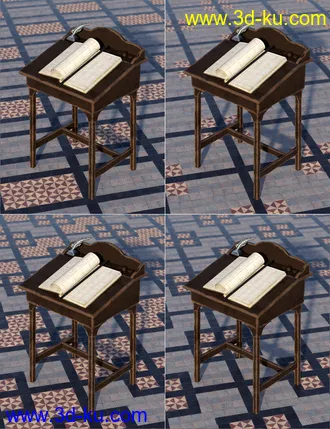 3D打印模型Medieval Church Floor Tile Iray Shaders Vol 2的图片