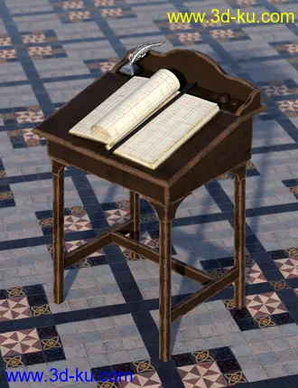 3D打印模型Medieval Church Floor Tile Iray Shaders Vol 2的图片