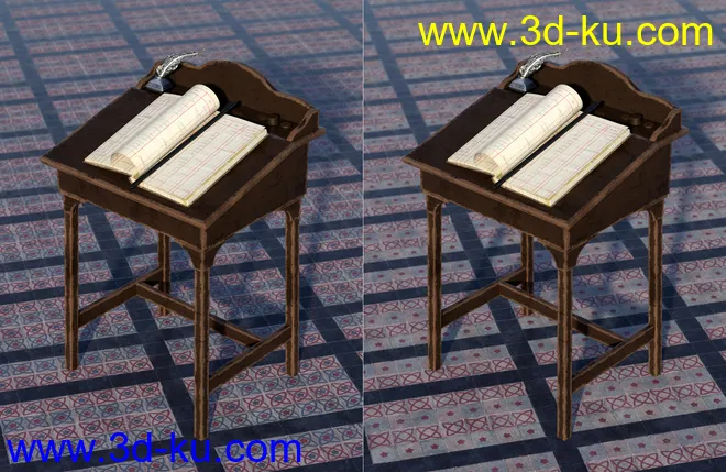 Medieval Church Floor Tile Iray Shaders Vol 2模型的图片11