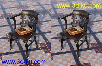 3D打印模型Medieval Church Floor Tile Iray Shaders Vol 3的图片