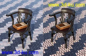 3D打印模型Medieval Church Floor Tile Iray Shaders Vol 3的图片