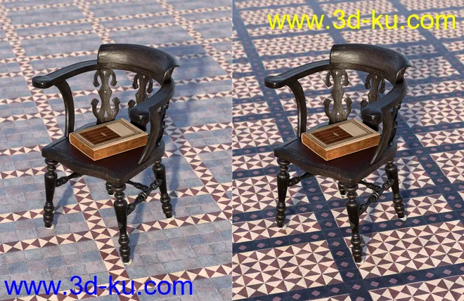 Medieval Church Floor Tile Iray Shaders Vol 3模型的图片10