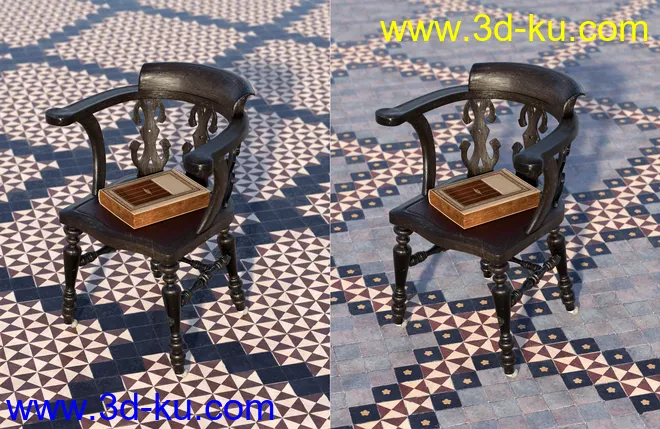 Medieval Church Floor Tile Iray Shaders Vol 3模型的图片11