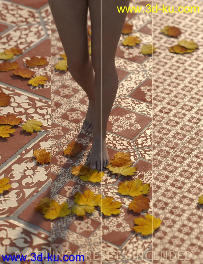 Medieval Inspired Floor Tile Shaders模型的图片2