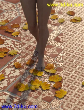 3D打印模型Medieval Inspired Floor Tile Shaders的图片