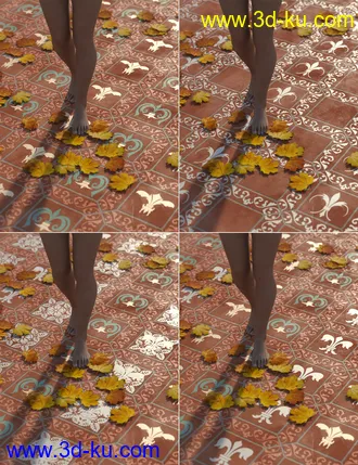 3D打印模型Medieval Inspired Floor Tile Shaders的图片