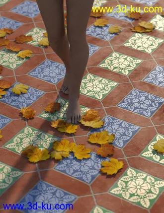 3D打印模型Medieval Inspired Floor Tile Shaders的图片
