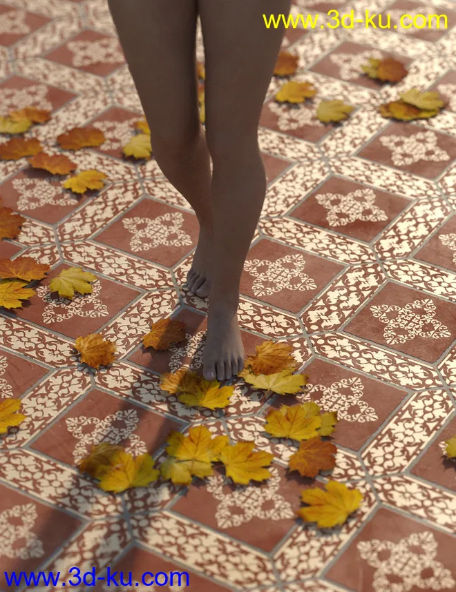 Medieval Inspired Floor Tile Shaders模型的图片11