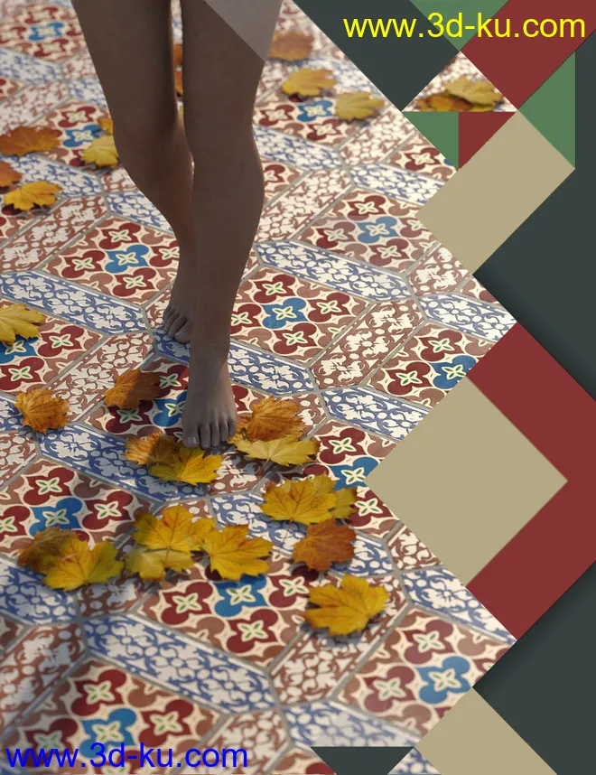 Medieval Inspired Floor Tile Shaders模型的图片12