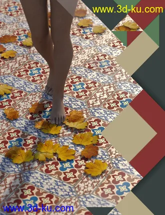 3D打印模型Medieval Inspired Floor Tile Shaders的图片