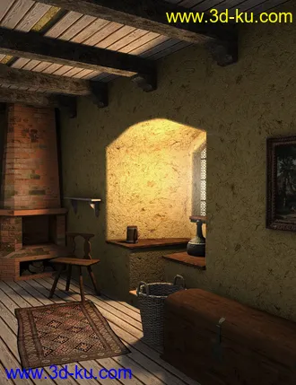 3D打印模型Medieval Interior的图片