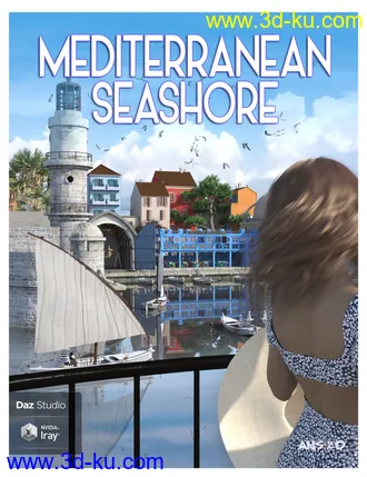 3D打印模型Mediterranean Seashore的图片