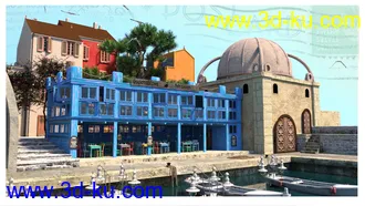 3D打印模型Mediterranean Seashore的图片