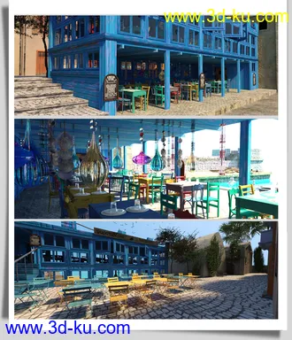 3D打印模型Mediterranean Seashore的图片