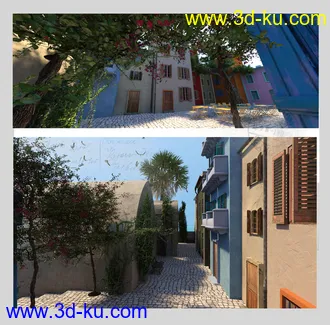 3D打印模型Mediterranean Seashore的图片