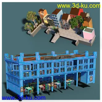 3D打印模型Mediterranean Seashore的图片