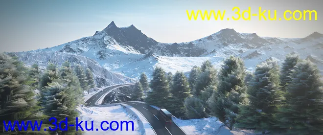 Mega Terrain - Winter Edition模型的图片2