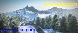 3D打印模型Mega Terrain - Winter Edition的图片