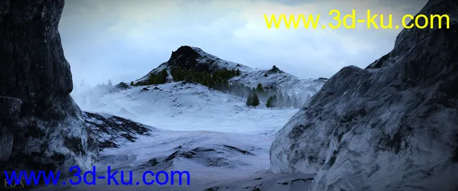 Mega Terrain - Winter Edition模型的图片3