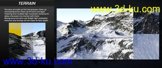 3D打印模型Mega Terrain - Winter Edition的图片