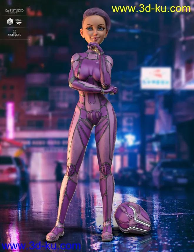 Mercury Ranger for Genesis 8 Female(s)模型的图片1