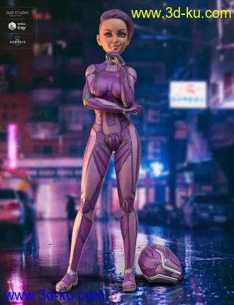 3D打印模型Mercury Ranger for Genesis 8 Female(s)的图片
