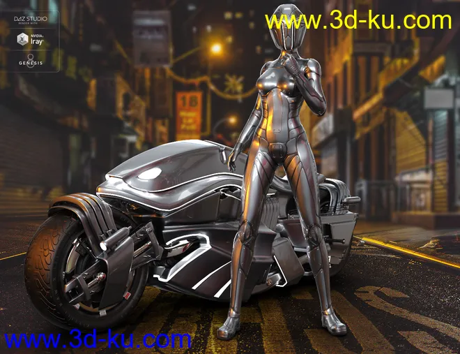 Mercury Ranger for Genesis 8 Female(s)模型的图片2