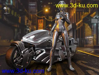 3D打印模型Mercury Ranger for Genesis 8 Female(s)的图片