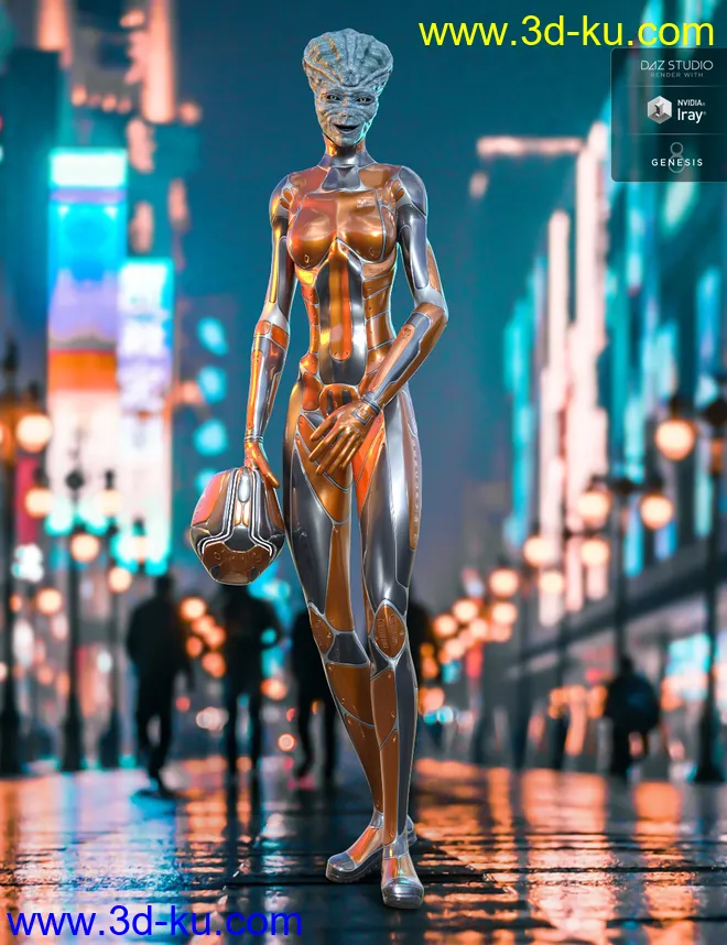Mercury Ranger for Genesis 8 Female(s)模型的图片3
