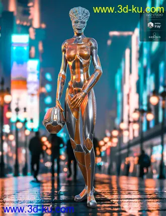 3D打印模型Mercury Ranger for Genesis 8 Female(s)的图片