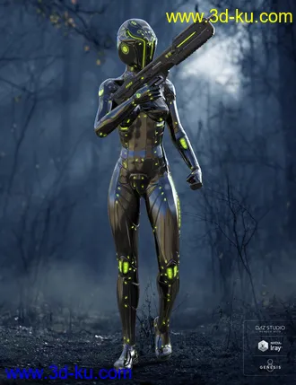 3D打印模型Mercury Ranger for Genesis 8 Female(s)的图片