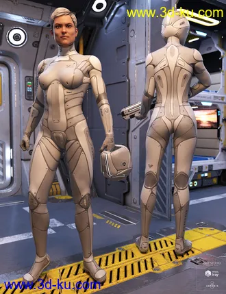 3D打印模型Mercury Ranger for Genesis 8 Female(s)的图片