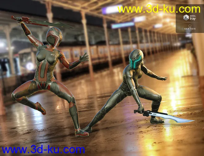Mercury Ranger for Genesis 8 Female(s)模型的图片6