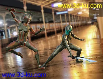 3D打印模型Mercury Ranger for Genesis 8 Female(s)的图片