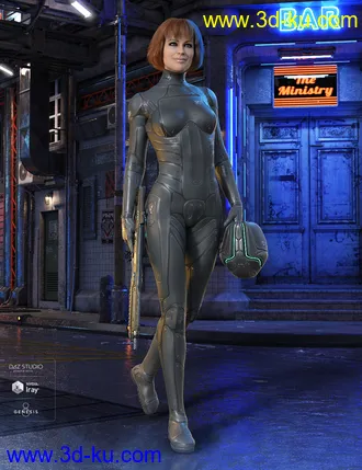 3D打印模型Mercury Ranger for Genesis 8 Female(s)的图片