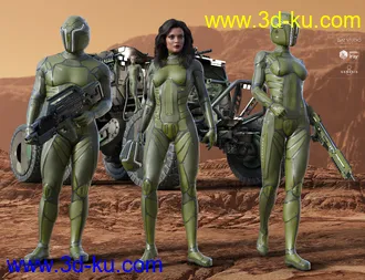 3D打印模型Mercury Ranger for Genesis 8 Female(s)的图片