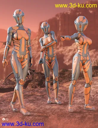 3D打印模型Mercury Ranger for Genesis 8 Female(s)的图片
