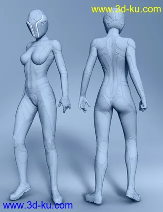 3D打印模型Mercury Ranger for Genesis 8 Female(s)的图片